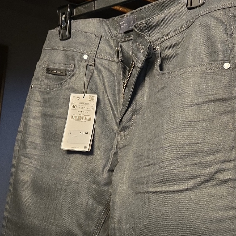 Zara Men's Charcoal Slim Jeans